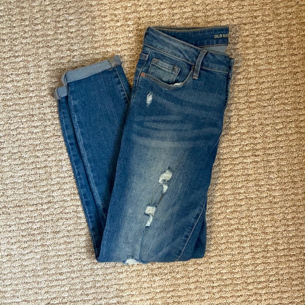 Old Navy Distressed Rockstar Jeans
